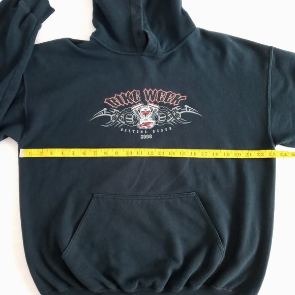 2006 Daytona Beach Bike Week black hoodie - Picture 5 of 7